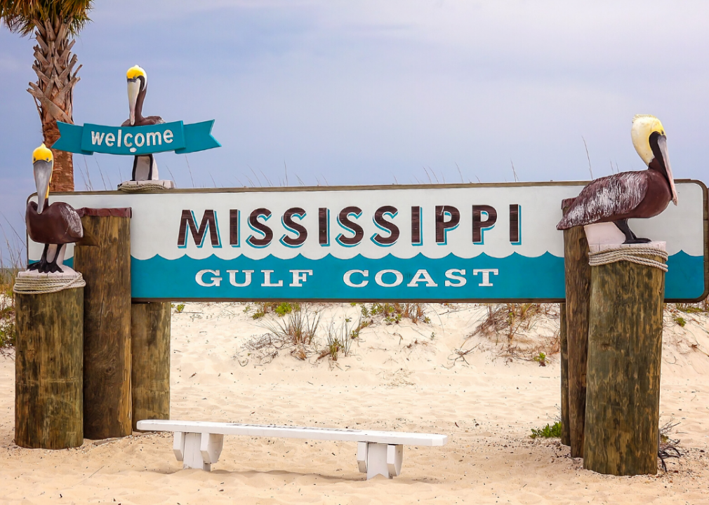 #50. Mississippi (tie)
